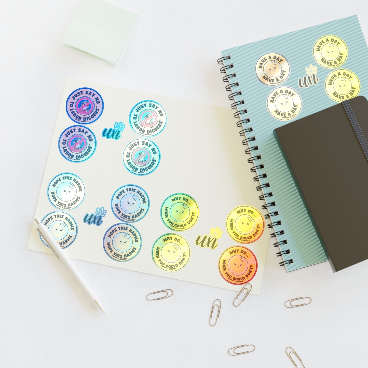 Sassy Sayings Sticker Sheets