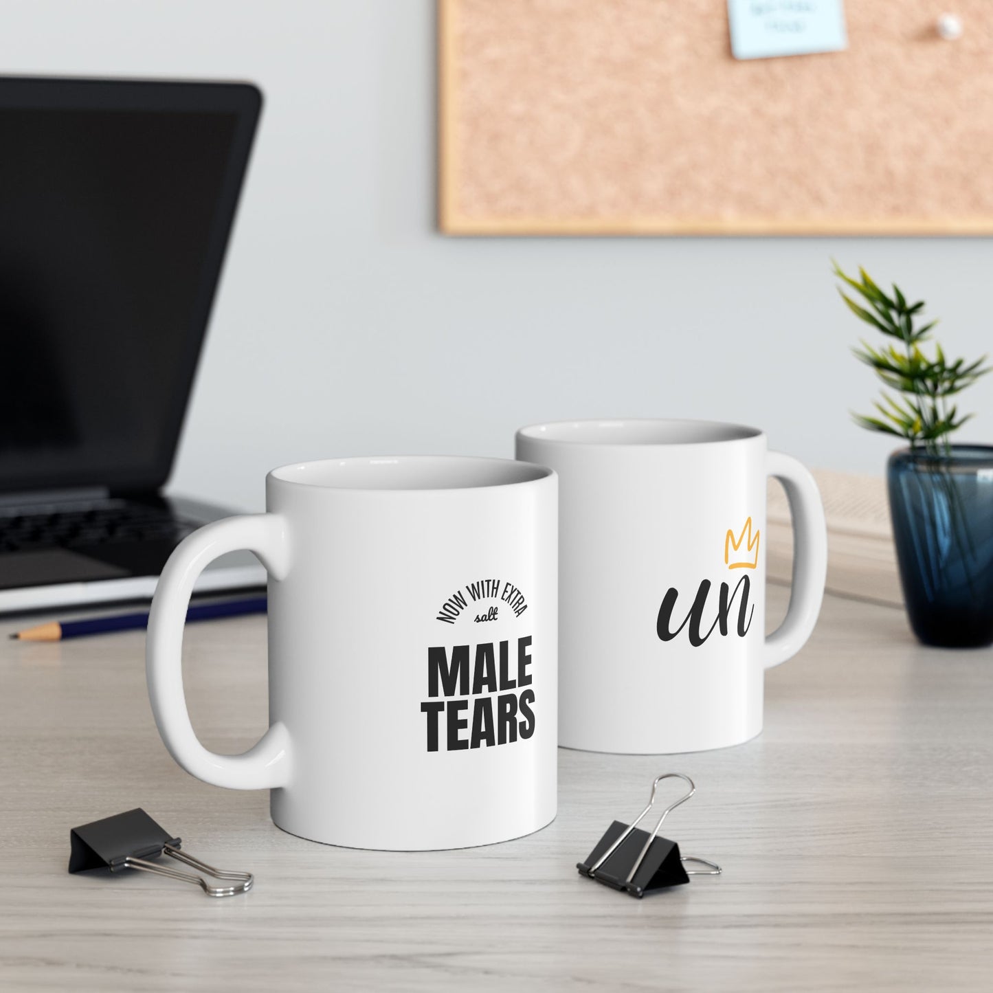 Male Tears Logo Mug | Ceramic Coffee Cup 11oz 15oz