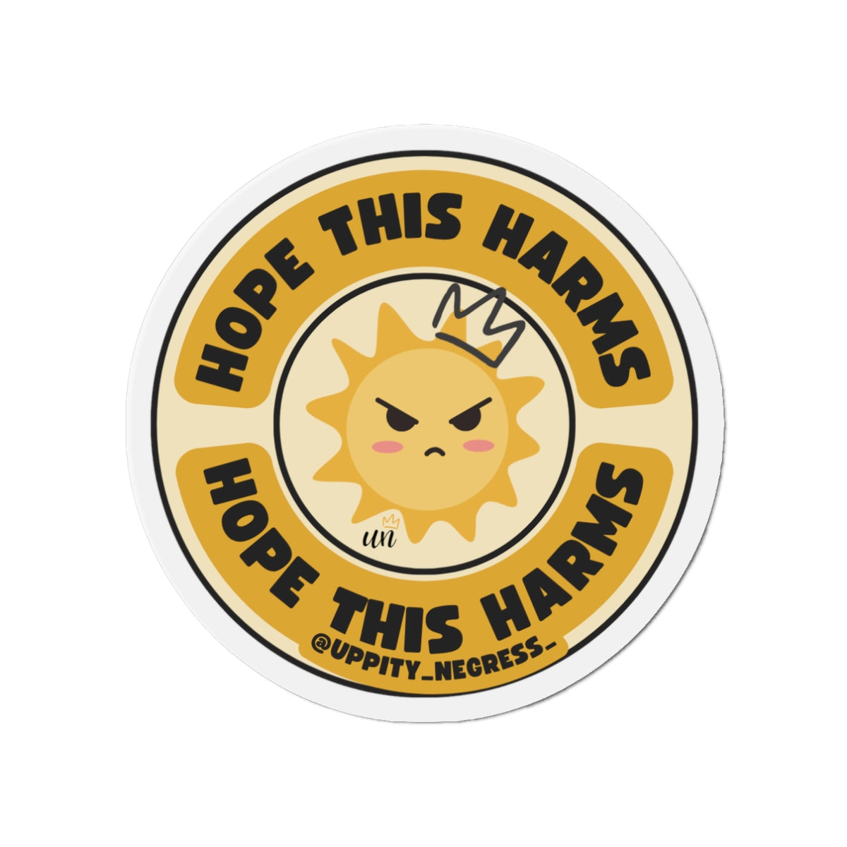 "Hope This Harms" Die-Cut Magnets