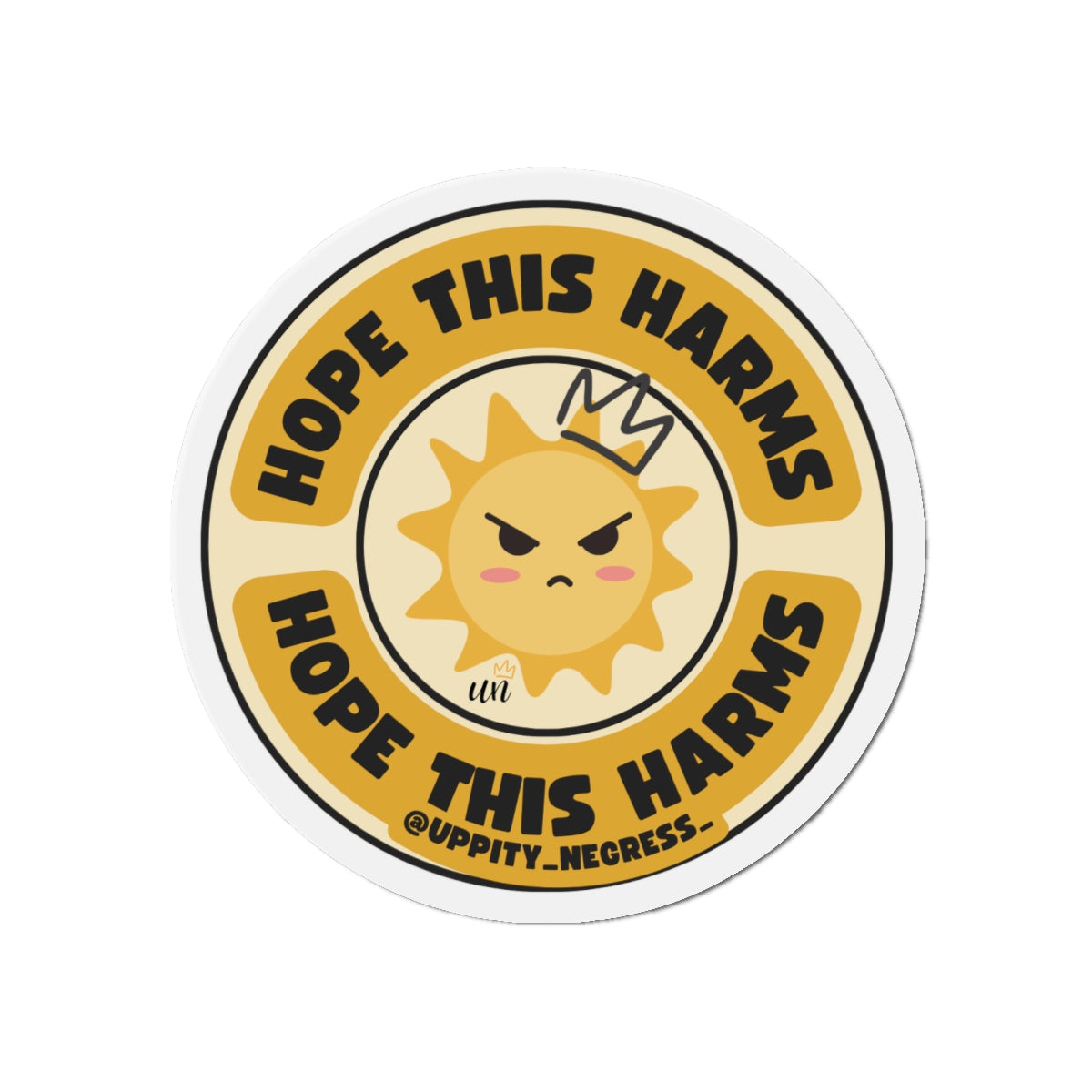 "Hope This Harms" Die-Cut Magnets