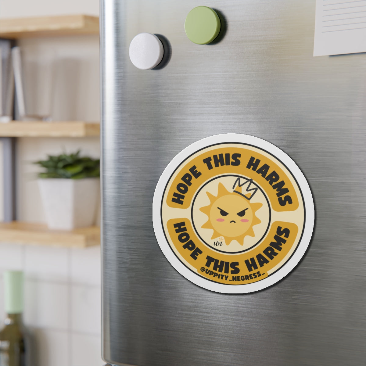 "Hope This Harms" Die-Cut Magnets