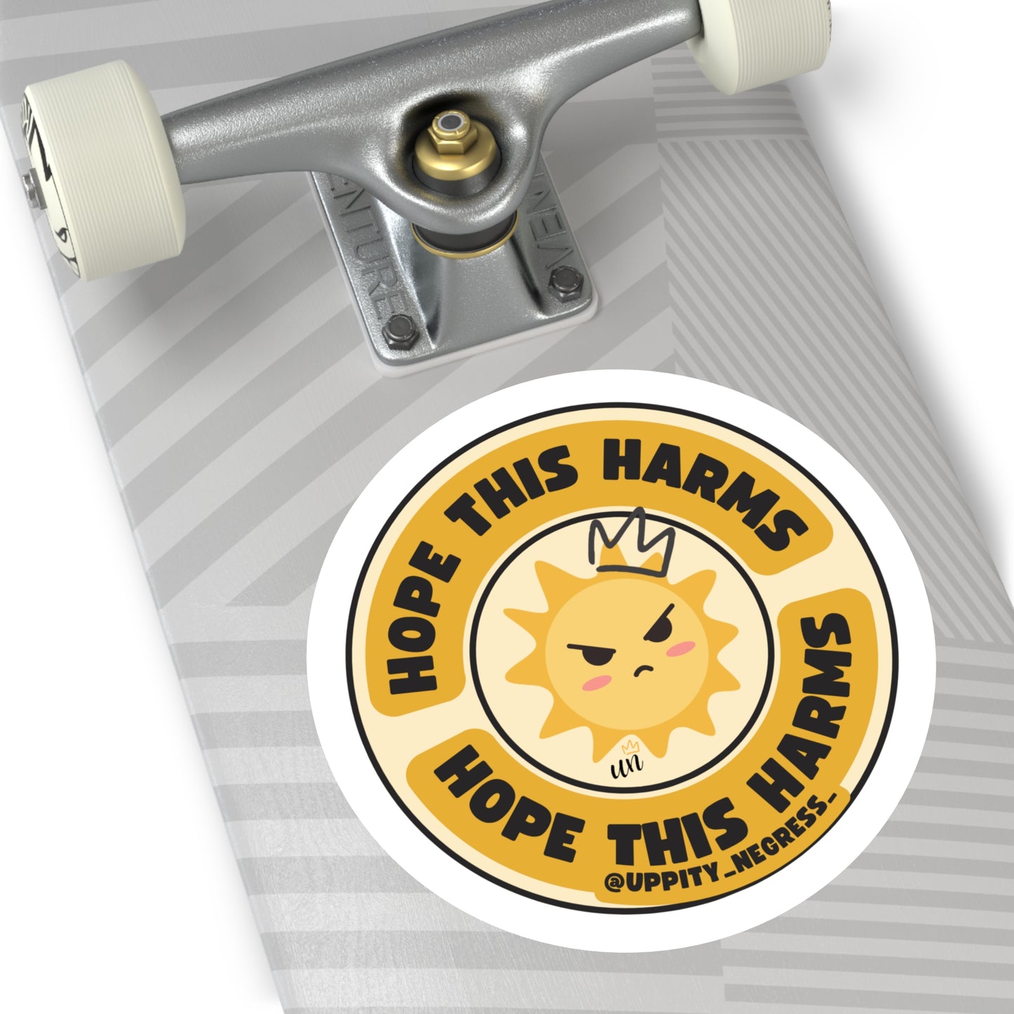 "Hope This Harms" Round Stickers, Indoor\Outdoor