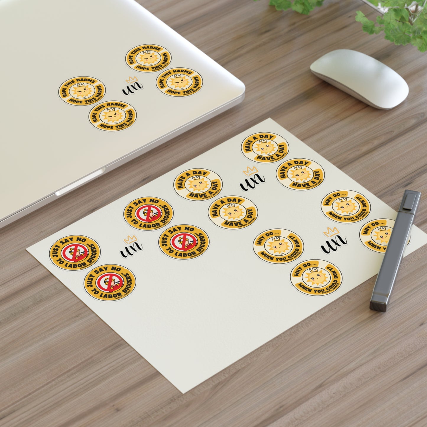 Sassy Sayings Sticker Sheets