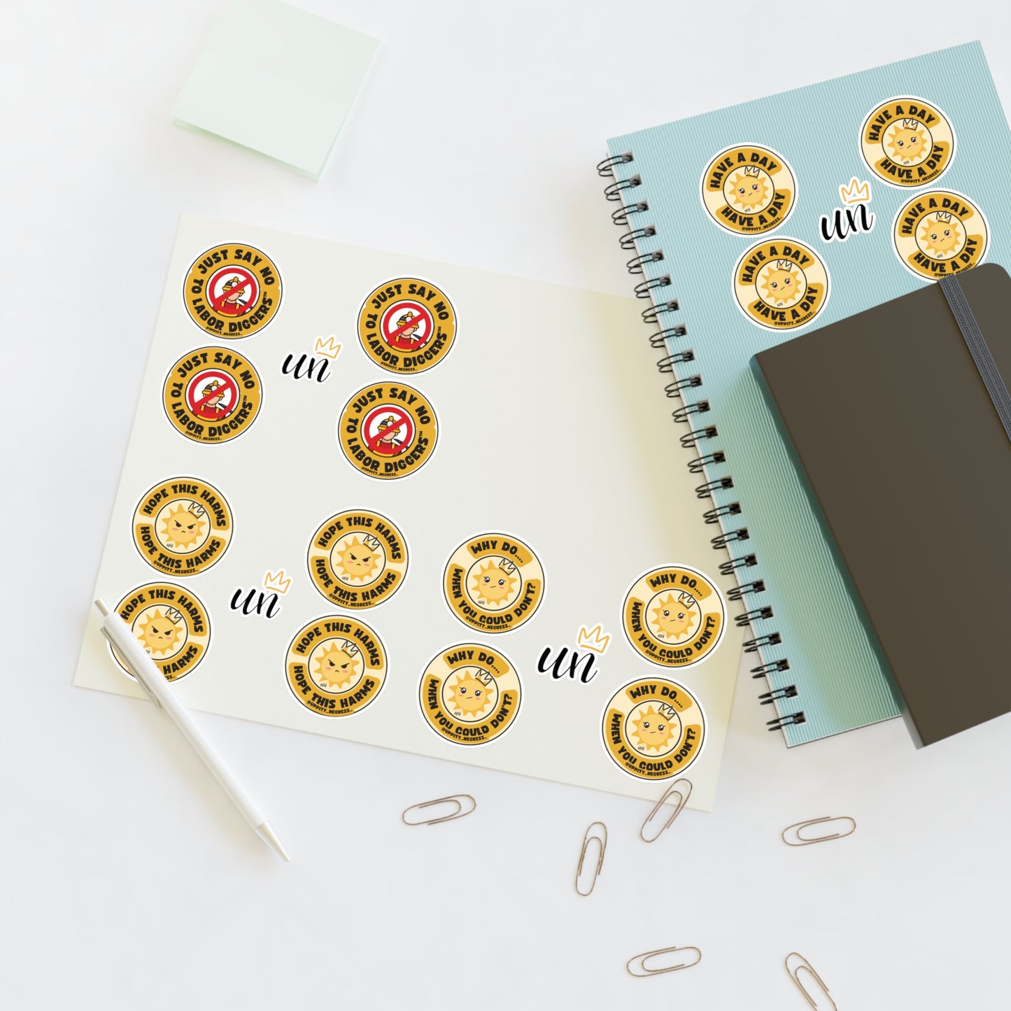 Sassy Sayings Sticker Sheets