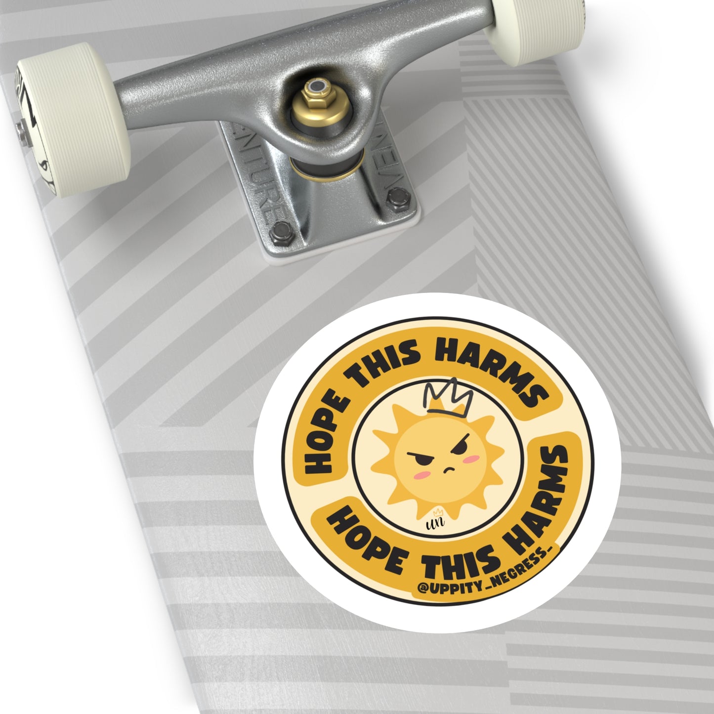 "Hope This Harms" Round Stickers, Indoor\Outdoor