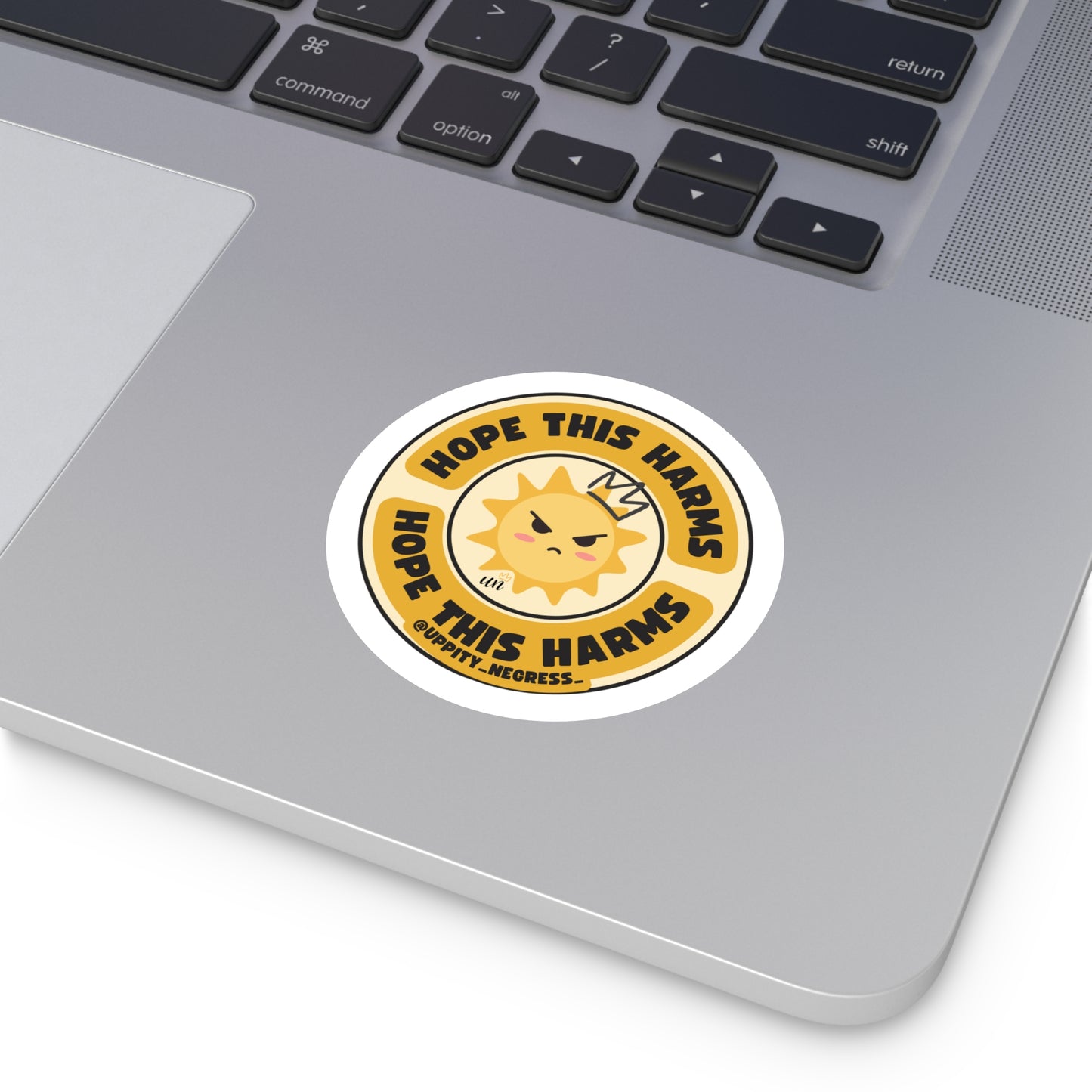 "Hope This Harms" Round Stickers, Indoor\Outdoor