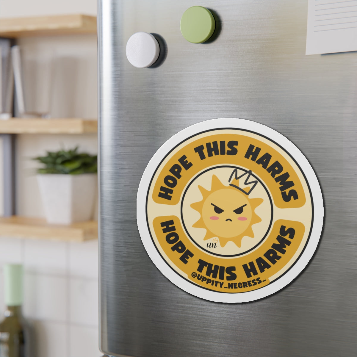 "Hope This Harms" Die-Cut Magnets