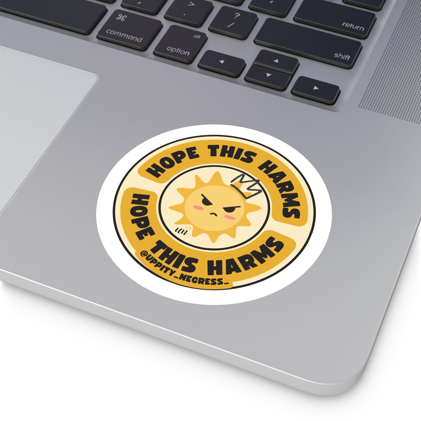 "Hope This Harms" Round Stickers, Indoor\Outdoor