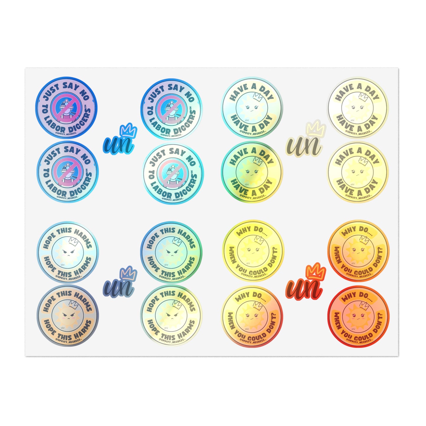Sassy Sayings Sticker Sheets