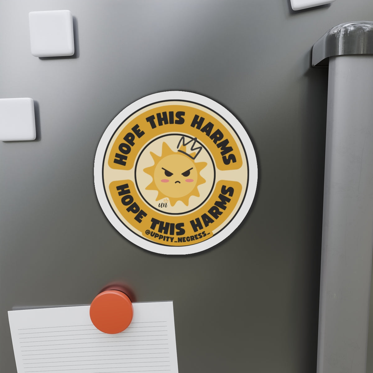 "Hope This Harms" Die-Cut Magnets