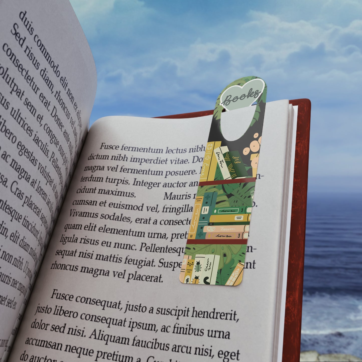 Uppity Bookshelf Bookmark