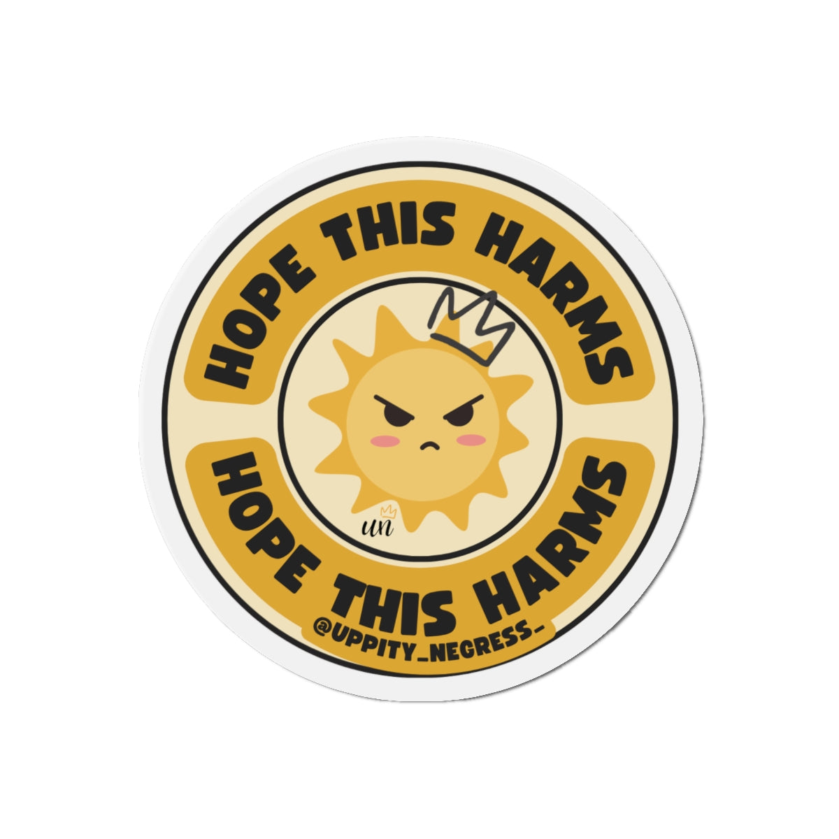 "Hope This Harms" Die-Cut Magnets