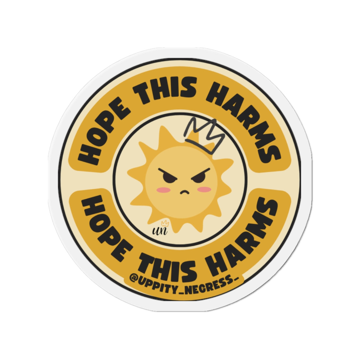 "Hope This Harms" Die-Cut Magnets