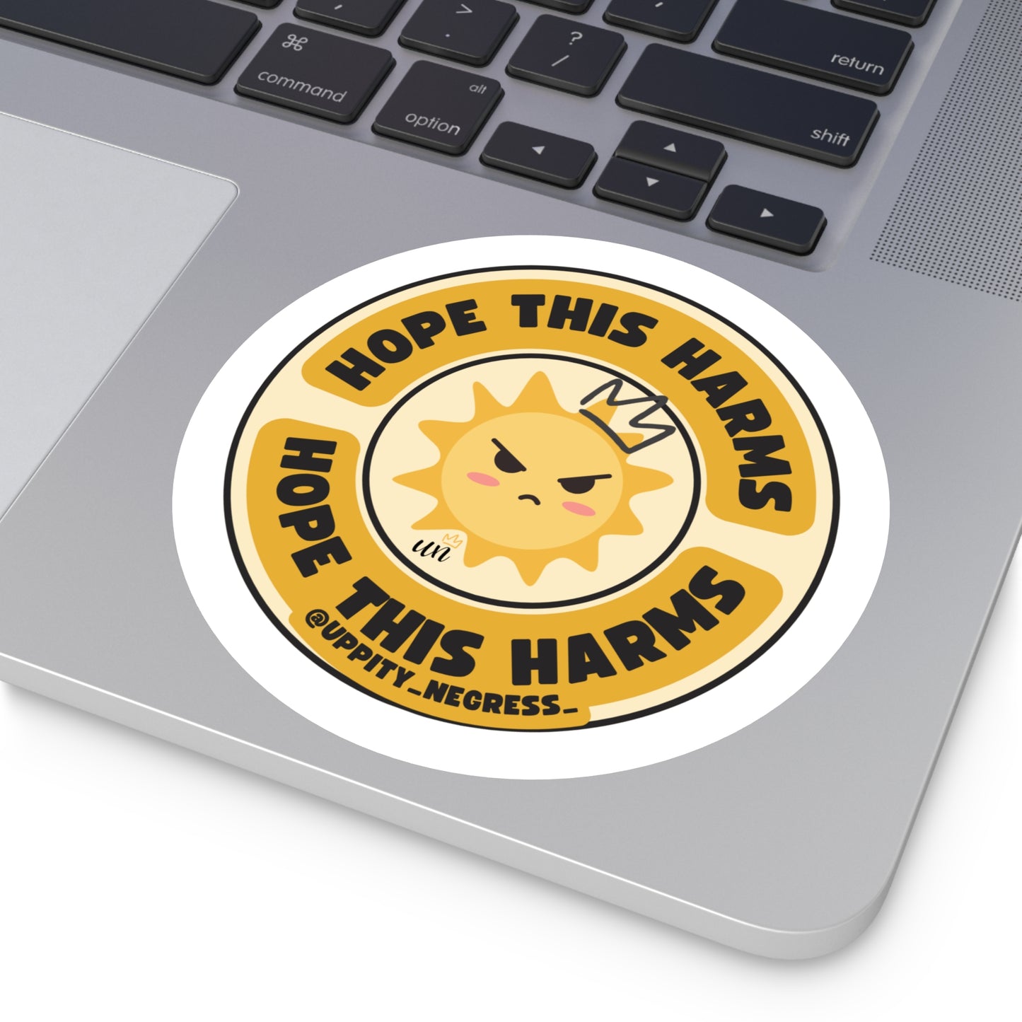 "Hope This Harms" Round Stickers, Indoor\Outdoor
