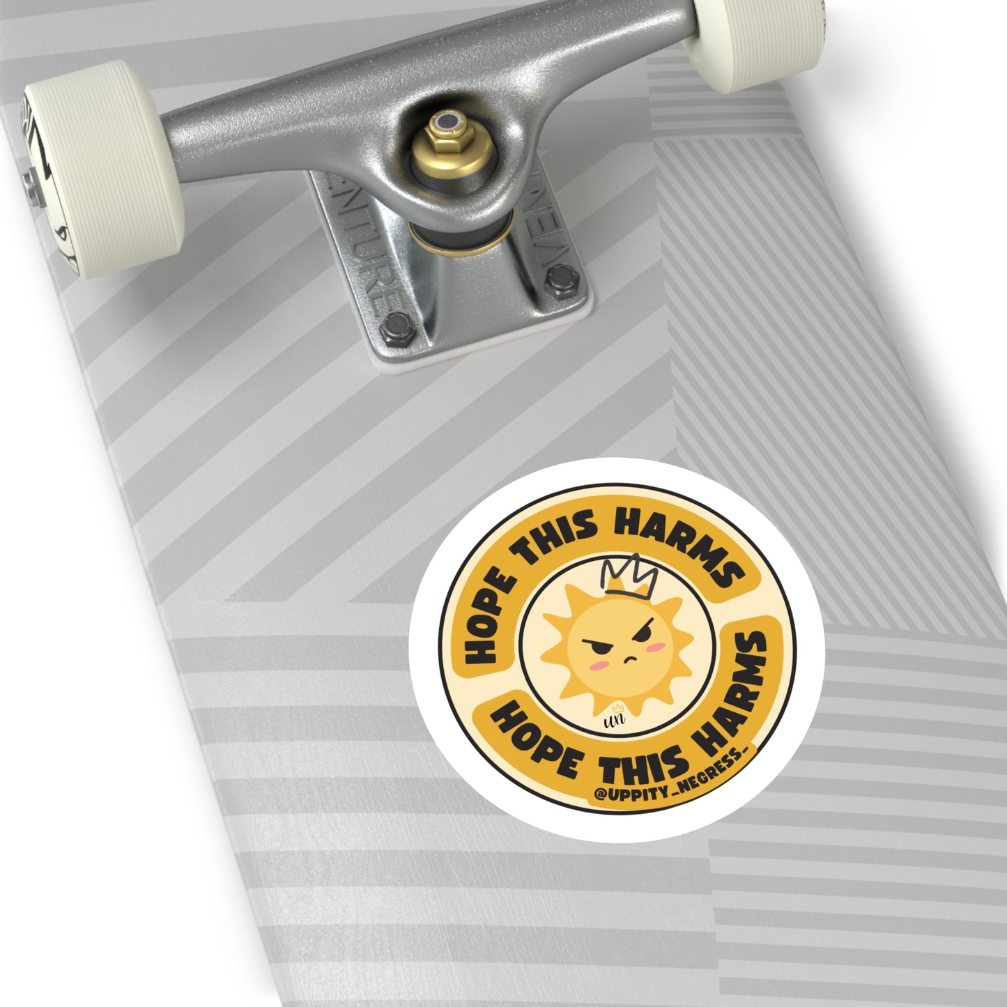 "Hope This Harms" Round Stickers, Indoor\Outdoor
