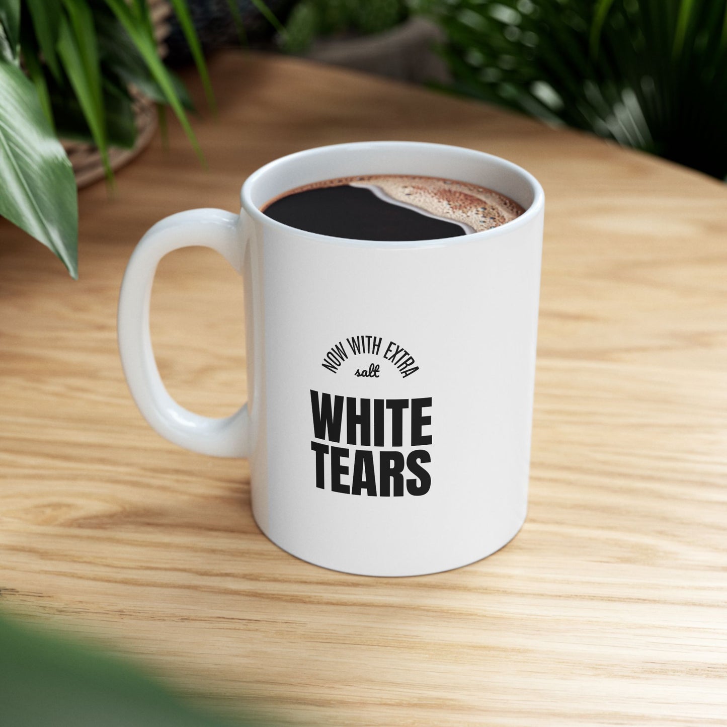 White Tears Logo Mug | Ceramic Coffee Cup 11oz 15oz