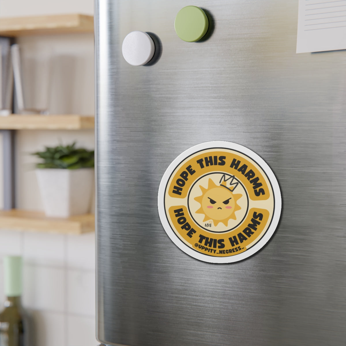"Hope This Harms" Die-Cut Magnets