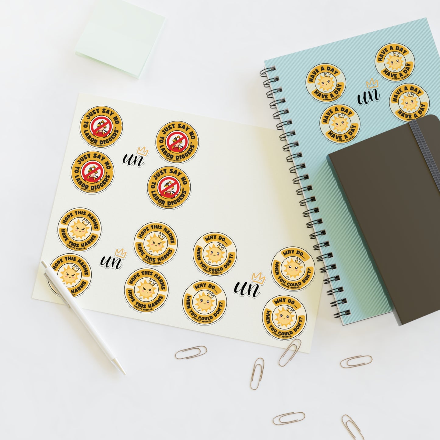 Sassy Sayings Sticker Sheets